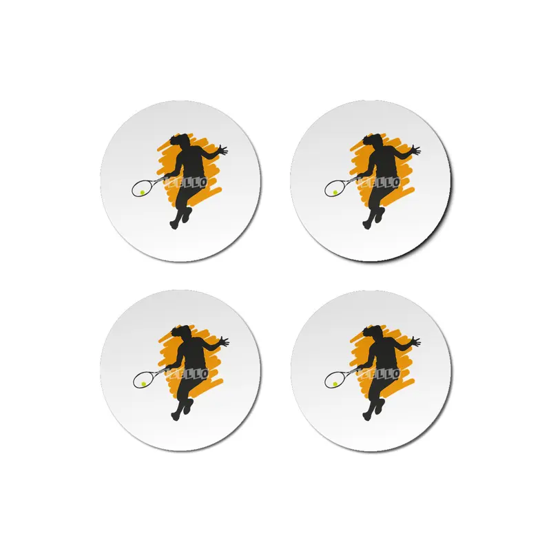 Tennis Sport Player Fans Coach Trainer Gift Bardak Altlığı