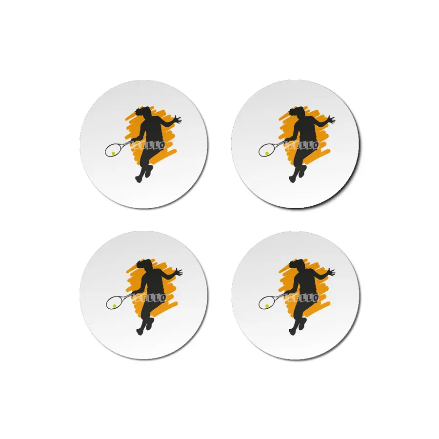 Tennis Sport Player Fans Coach Trainer Gift Bardak Altlığı