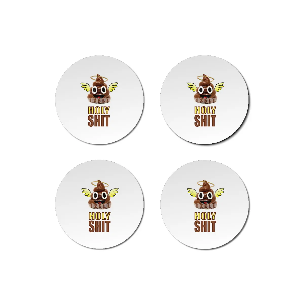 Funny Funny Holy Shit Party Shirt Bardak Altlığı