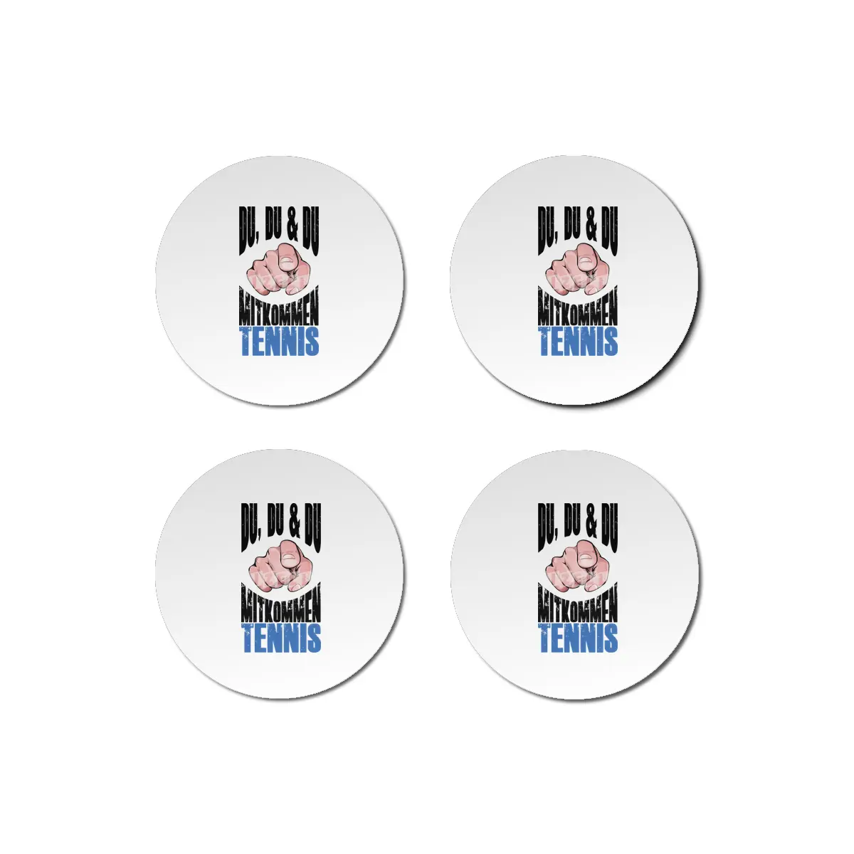 Funny Tennis Shirt For Player Coaches And Fans Bardak Altlığı
