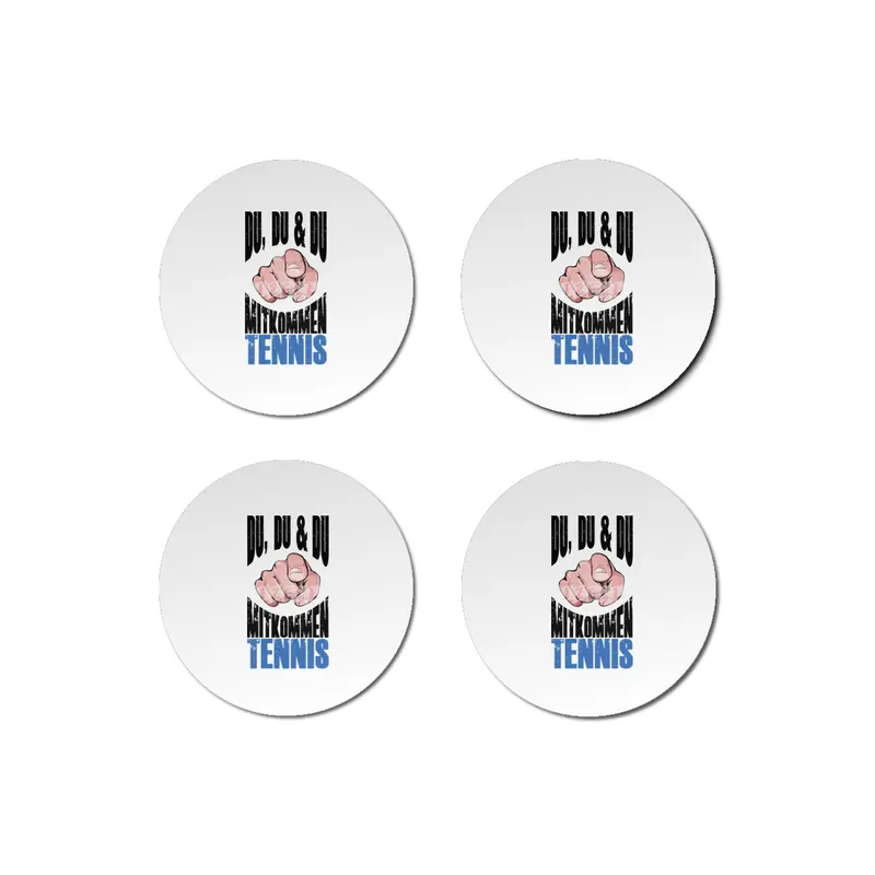 Funny Tennis Shirt For Player Coaches And Fans Bardak Altlığı