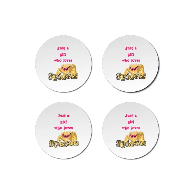 Girl Loves Spiders! Tarantula Gift For Women Bardak Altlığı