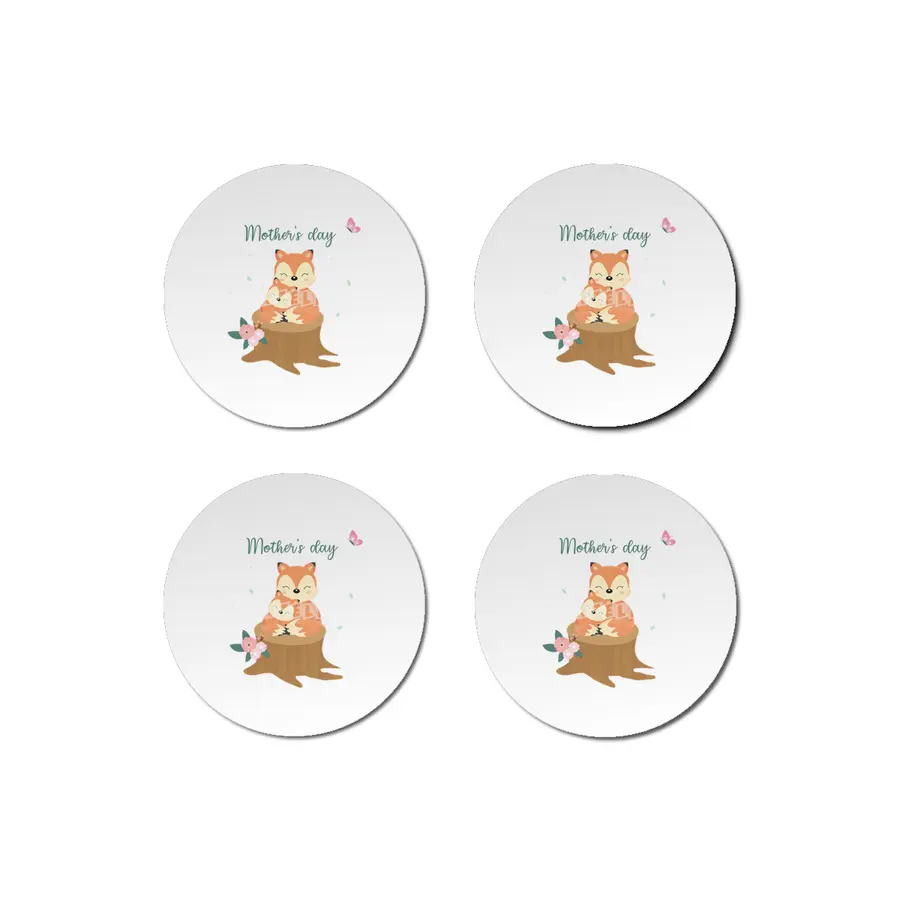 Mother's Day Gift For Best Mom On Mother's Day Bardak Altlığı