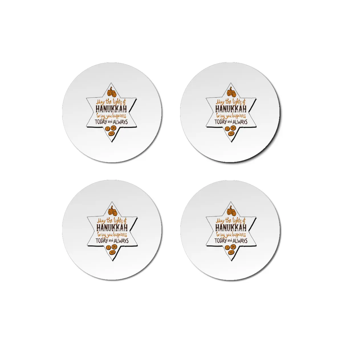Nice Hanukkah, Hanukka, Lichterfest Jude Gift Bardak Altlığı