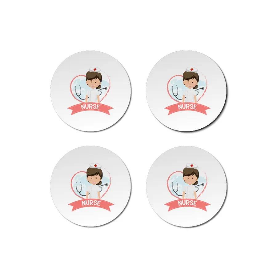 Nurse funny quote gift birthday christmas saying Bardak Altlığı