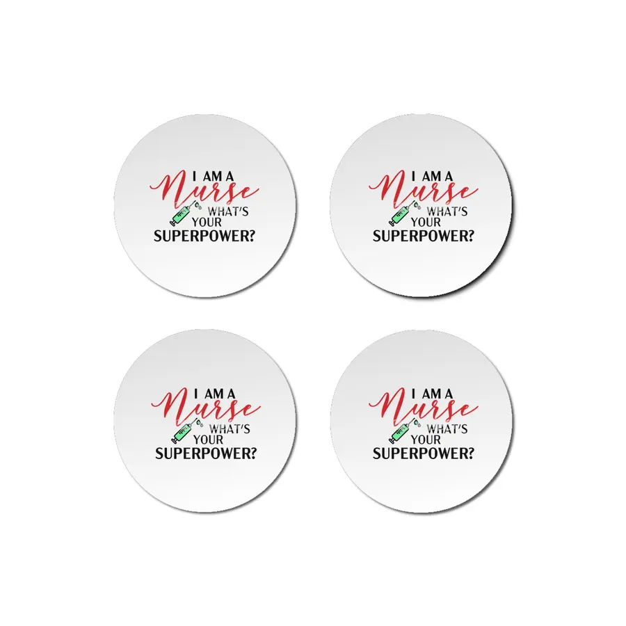 Nurse funny quote gift birthday christmas saying Bardak Altlığı