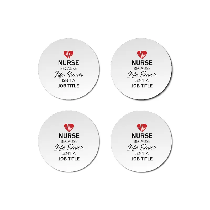 Nurse funny quote gift birthday christmas saying Bardak Altlığı
