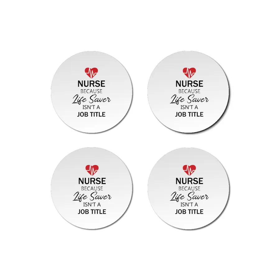 Nurse funny quote gift birthday christmas saying Bardak Altlığı