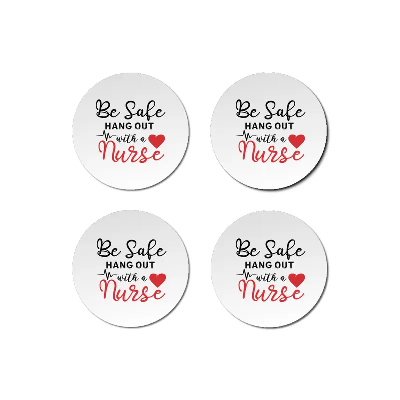 Nurse funny quote gift birthday christmas saying Bardak Altlığı