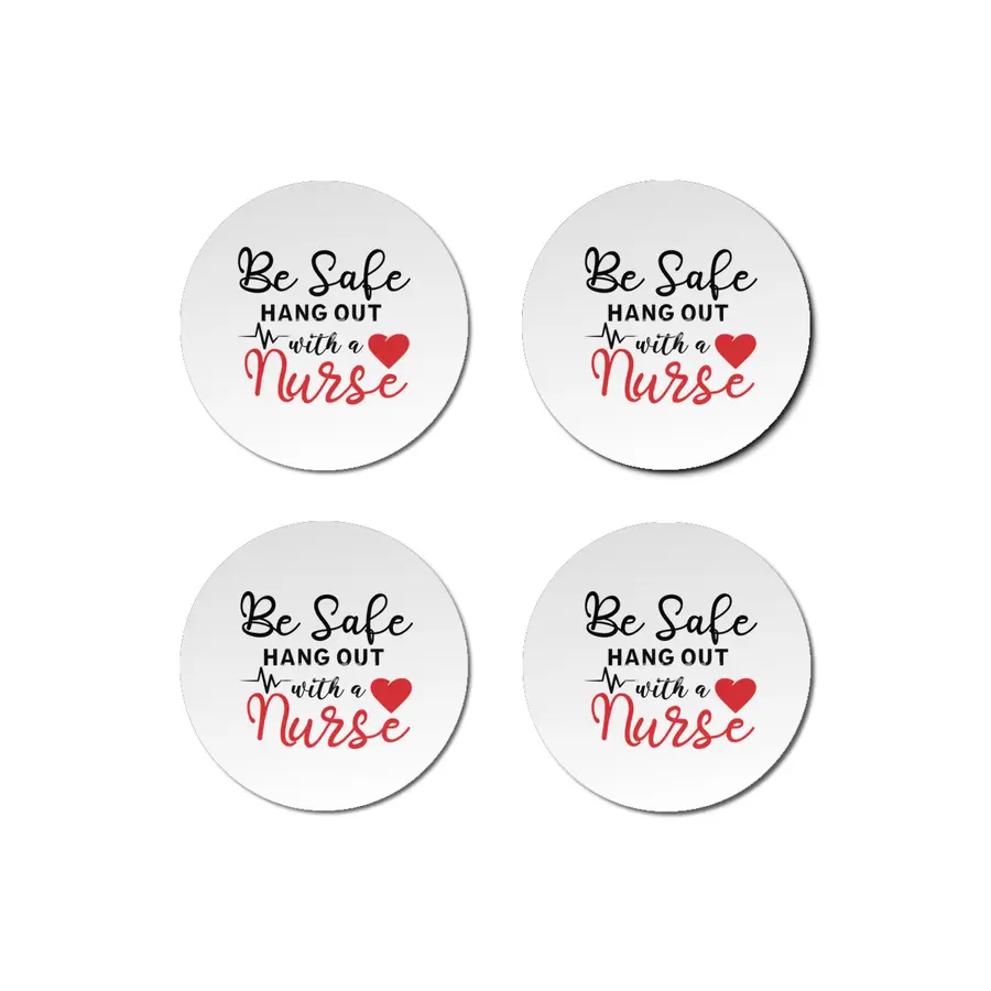 Nurse funny quote gift birthday christmas saying Bardak Altlığı
