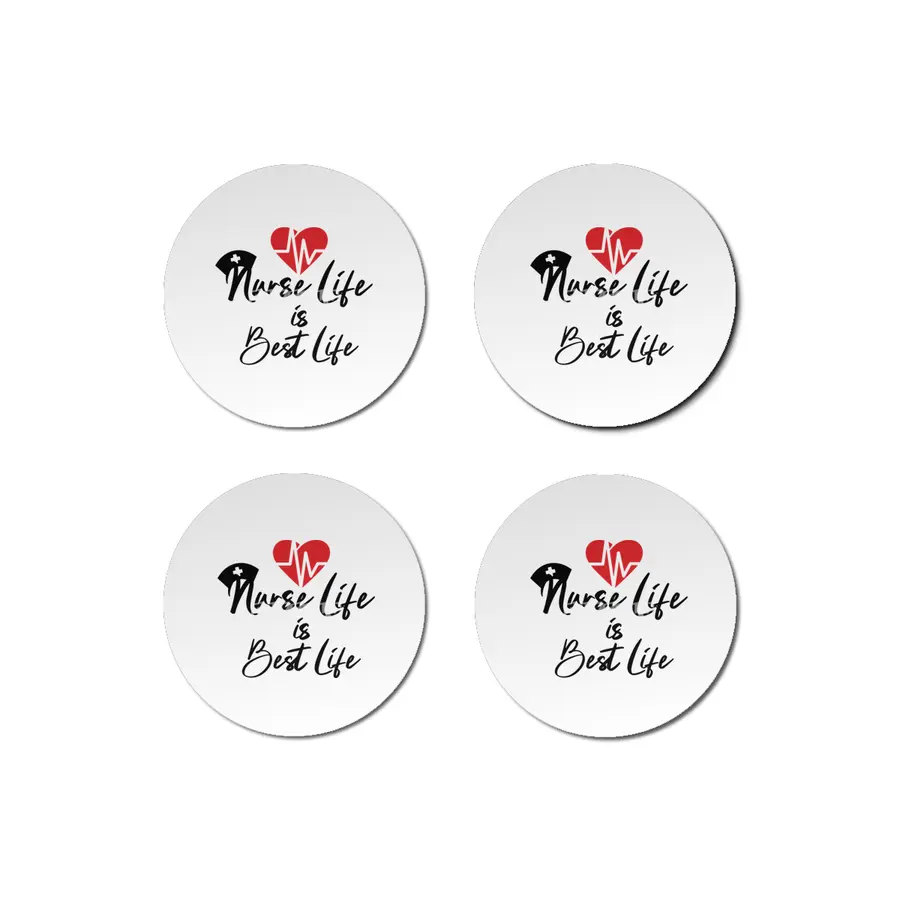 Nurse funny quote gift birthday christmas saying Bardak Altlığı