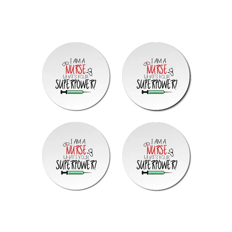 Nurse funny quote gift birthday christmas saying Bardak Altlığı