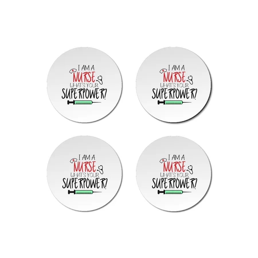 Nurse funny quote gift birthday christmas saying Bardak Altlığı