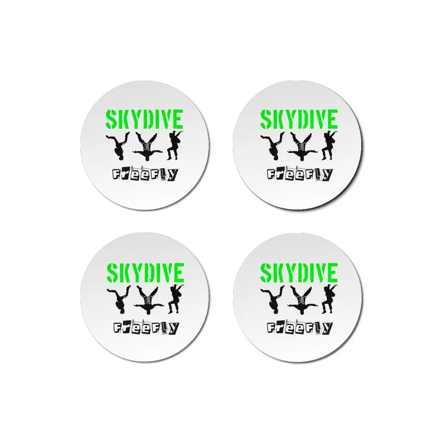 Skydiving, Skydive, Freefly, Parachute, Flying Bardak Altlığı
