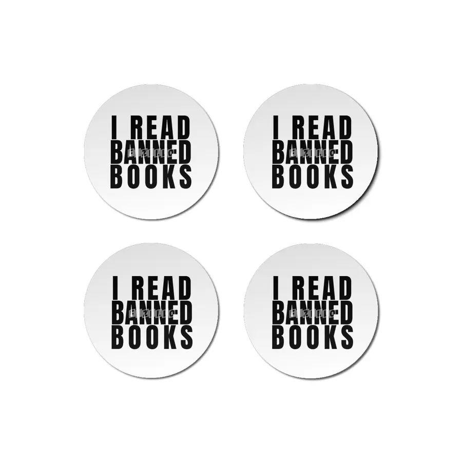 I read banned books Bardak Altlığı