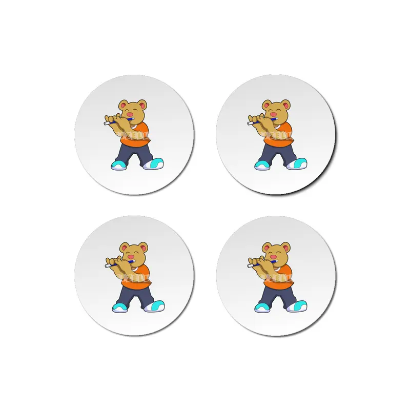 Bear Music Flute Bardak Altlığı