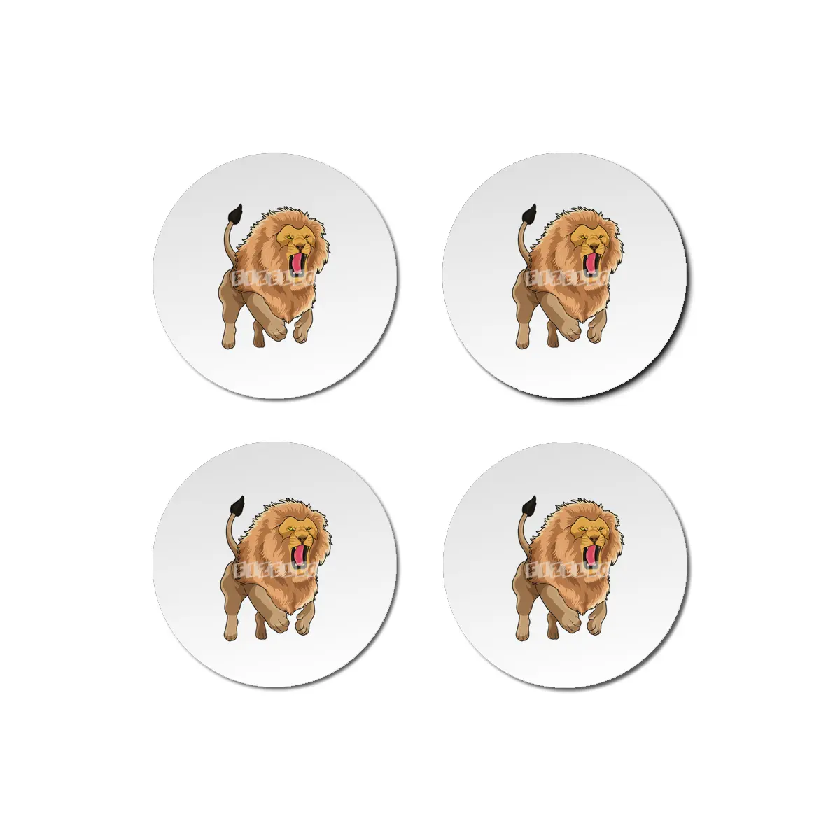 Jumping Lion Bardak Altlığı