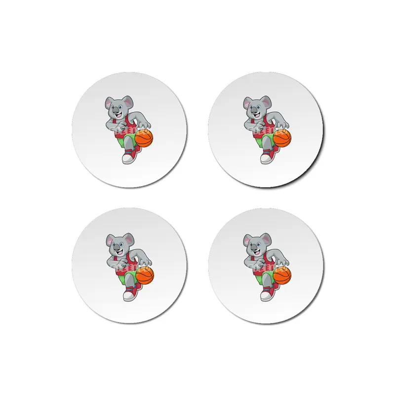 Koala at Basketball Sports Bardak Altlığı