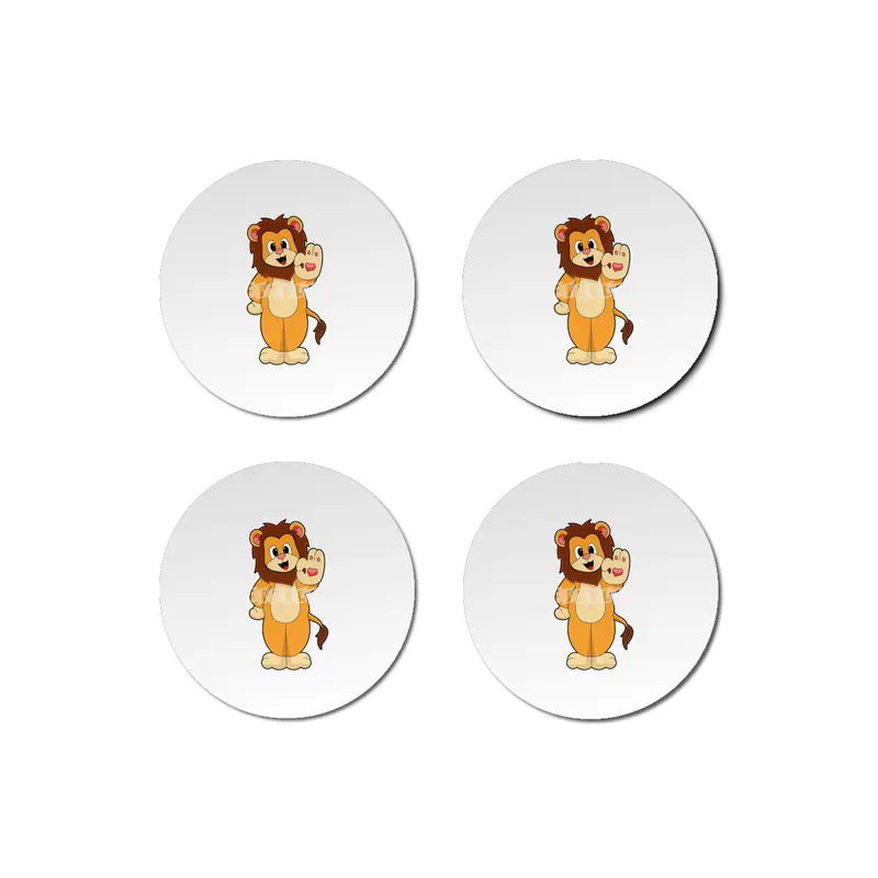 Lion with Mane Bardak Altlığı