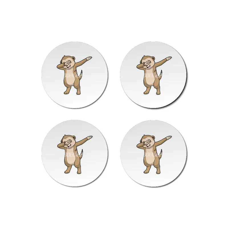 Meerkat as Hip Hop Dance Dab Bardak Altlığı