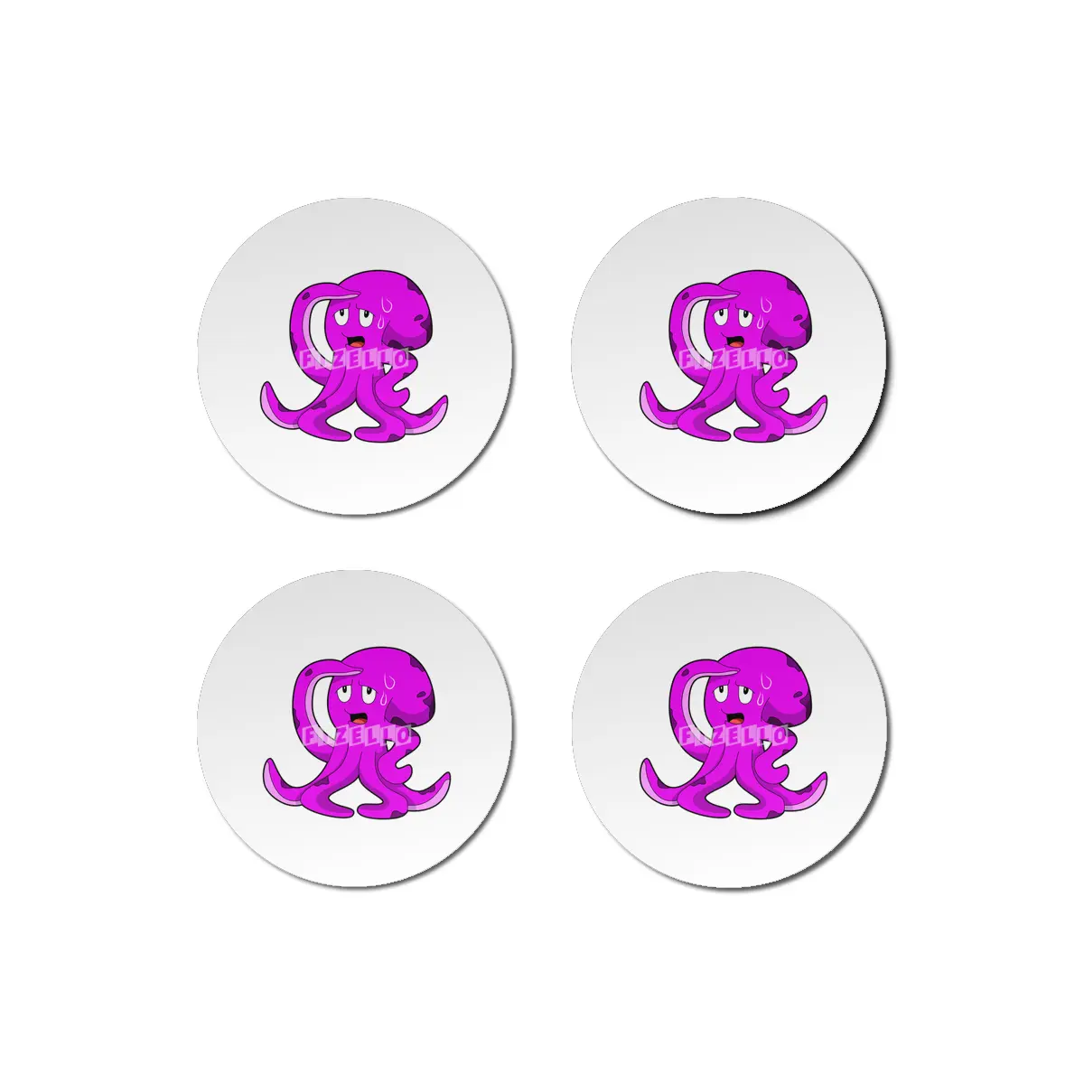Octopus as Athlete at Sweating Bardak Altlığı