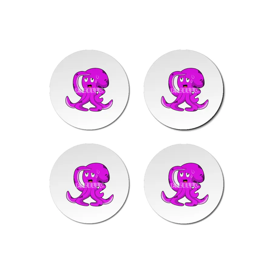 Octopus as Athlete at Sweating Bardak Altlığı