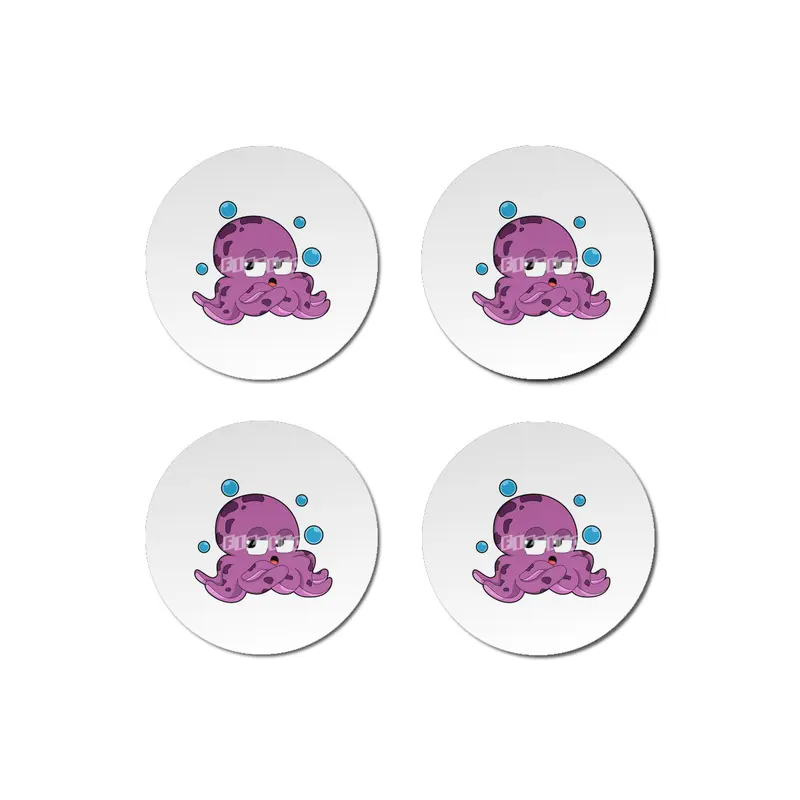 Octopus with Air bubbles Bardak Altlığı