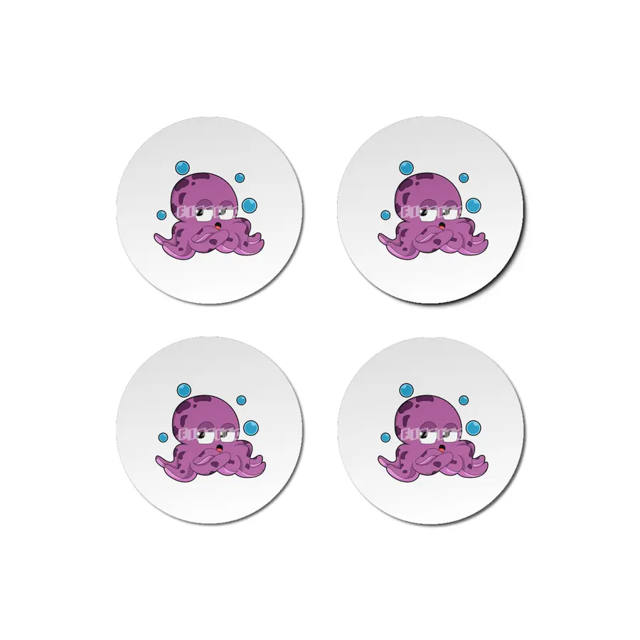 Octopus with Air bubbles Bardak Altlığı