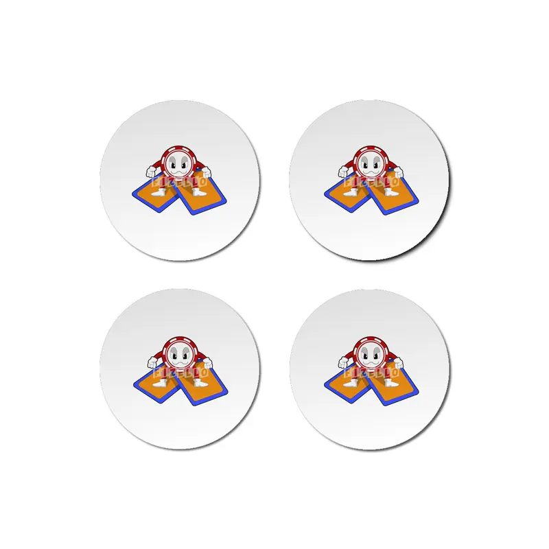 Poker chips with Poker cards Bardak Altlığı