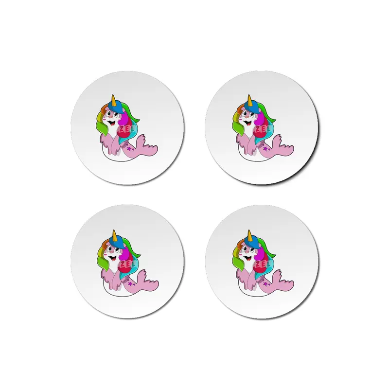 Seal as Unicorn Bardak Altlığı