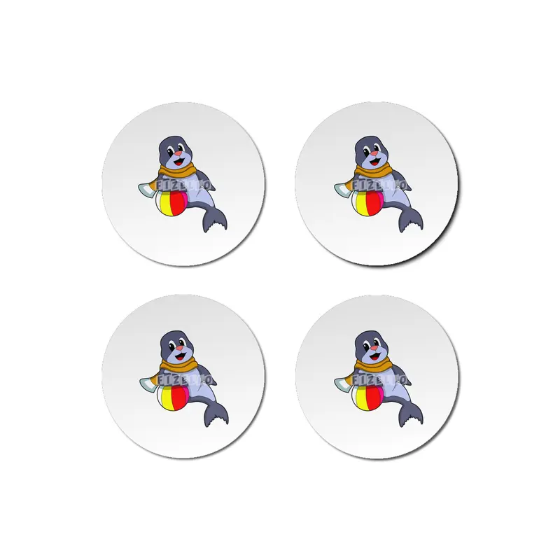 Seal with Water polo Bardak Altlığı