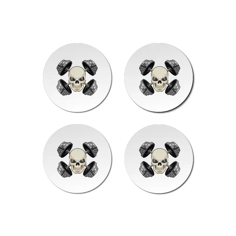 Skull Strength training Dumbbells Bardak Altlığı