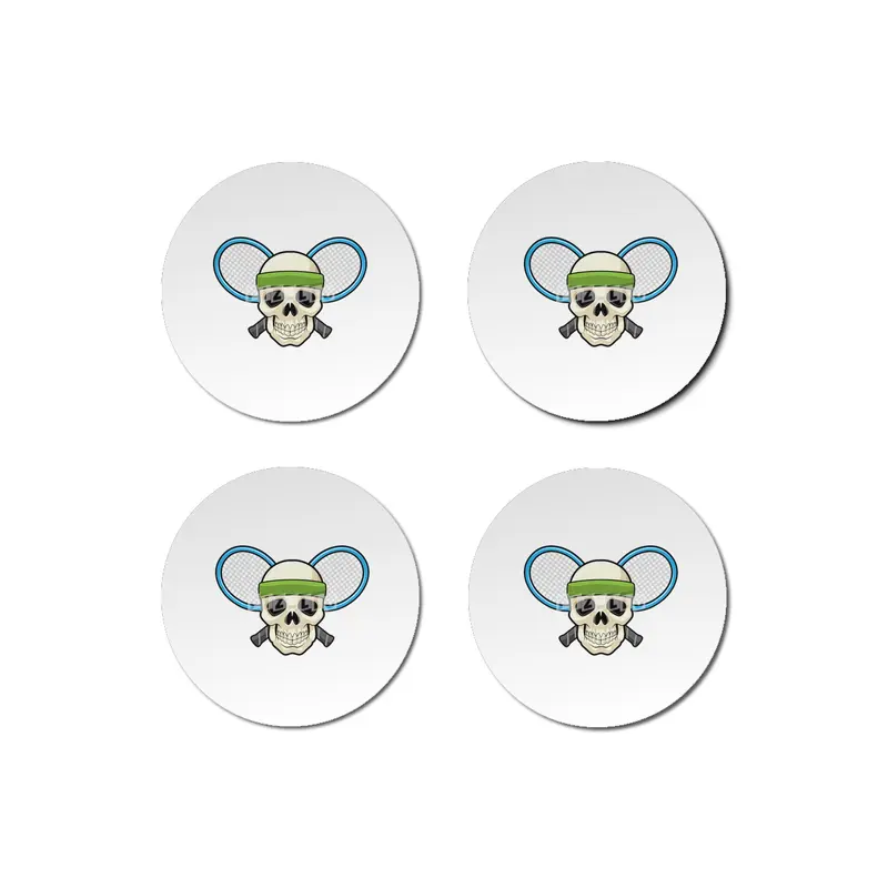 Skull Tennis Tennis racket Bardak Altlığı