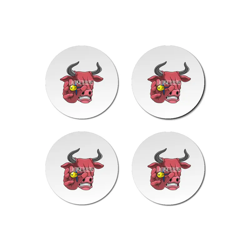 Bull at Darts with Dart Bardak Altlığı