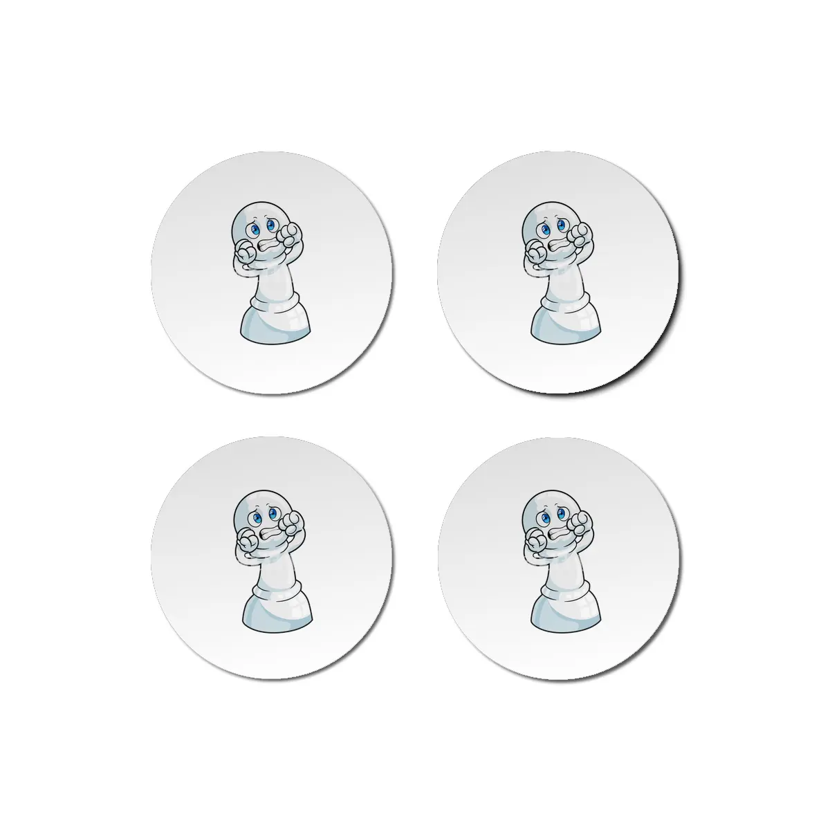 Chess piece Pawn at Chess Bardak Altlığı
