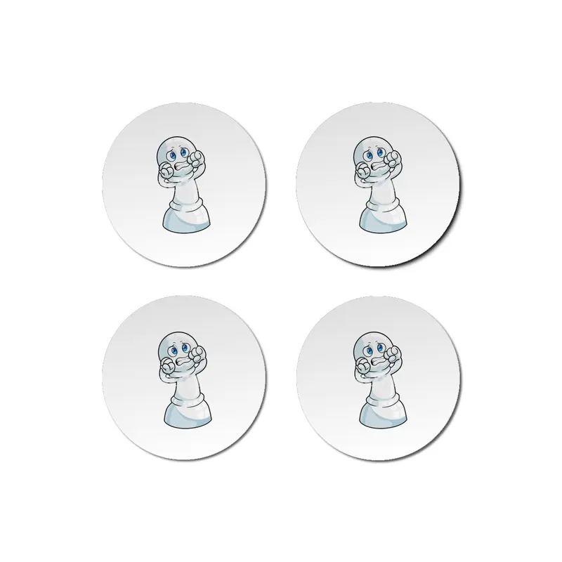 Chess piece Pawn at Chess Bardak Altlığı