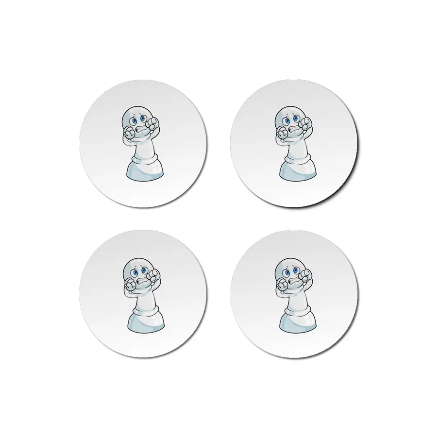 Chess piece Pawn at Chess Bardak Altlığı