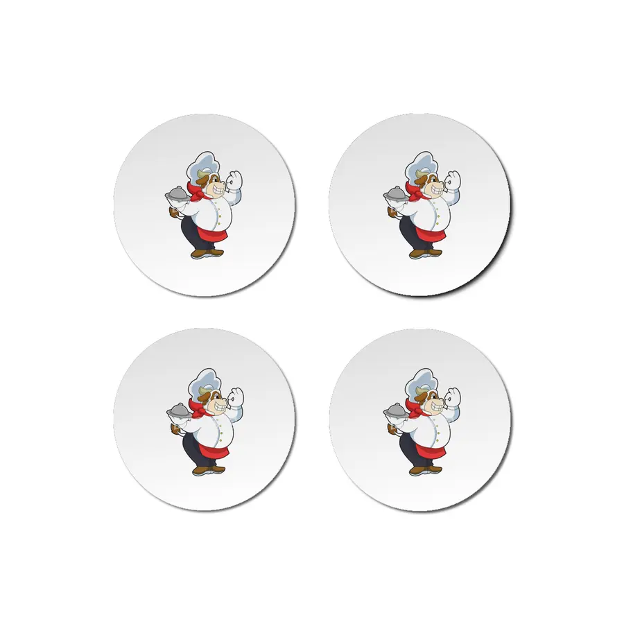 Cow as Waiter with Serving plate Bardak Altlığı