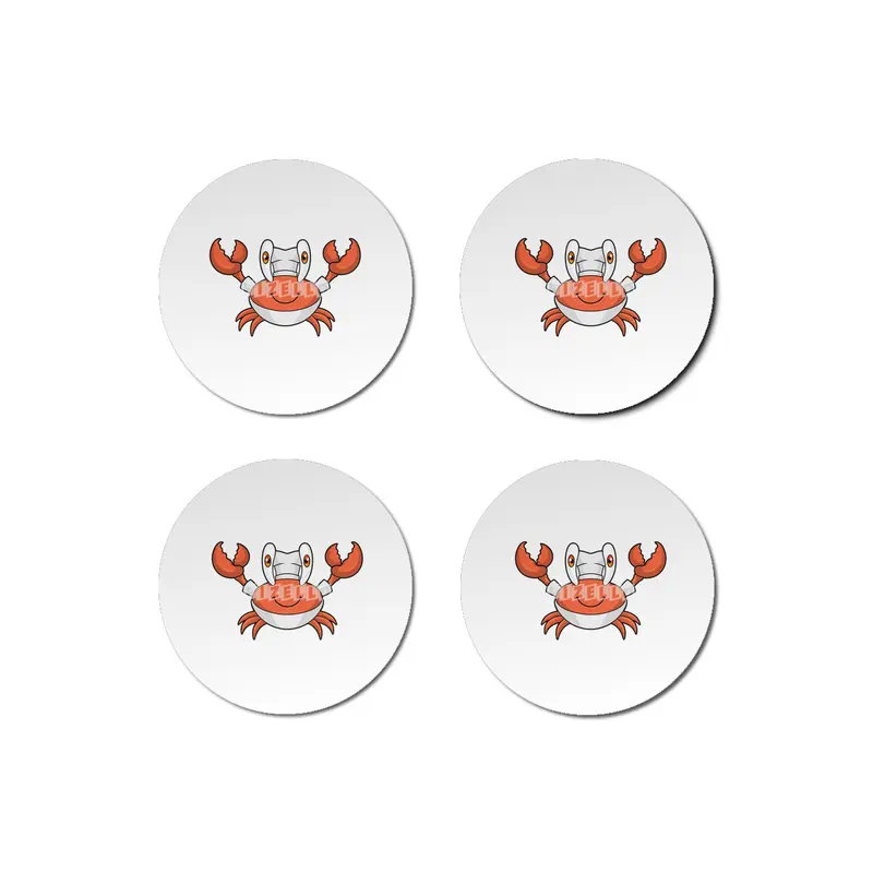 Crab as Cook with Cooking hat Bardak Altlığı