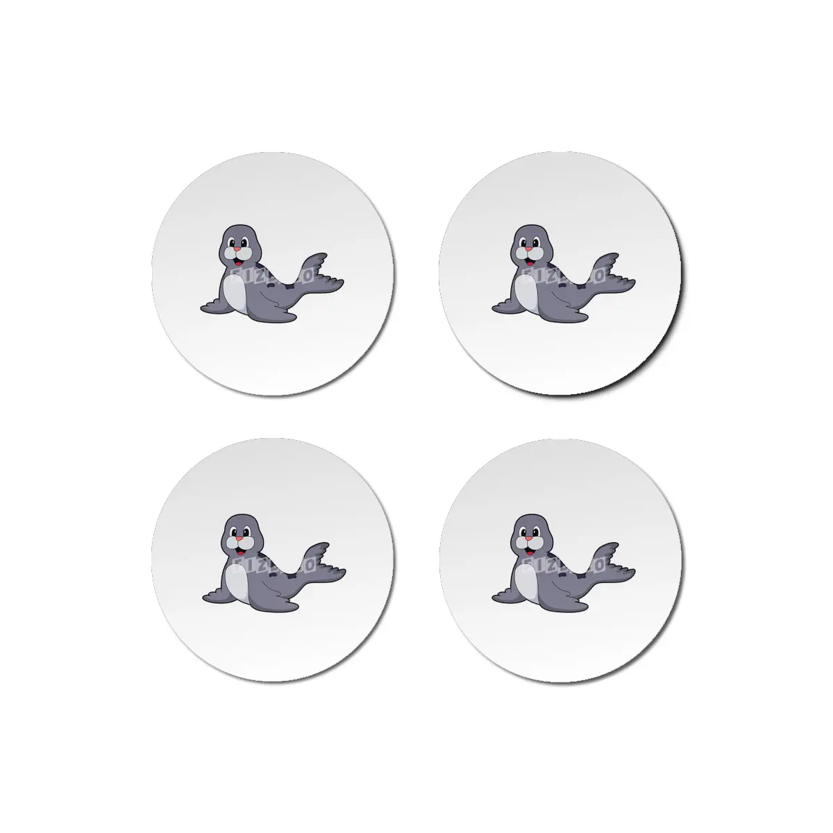 Cute Seal Bardak Altlığı