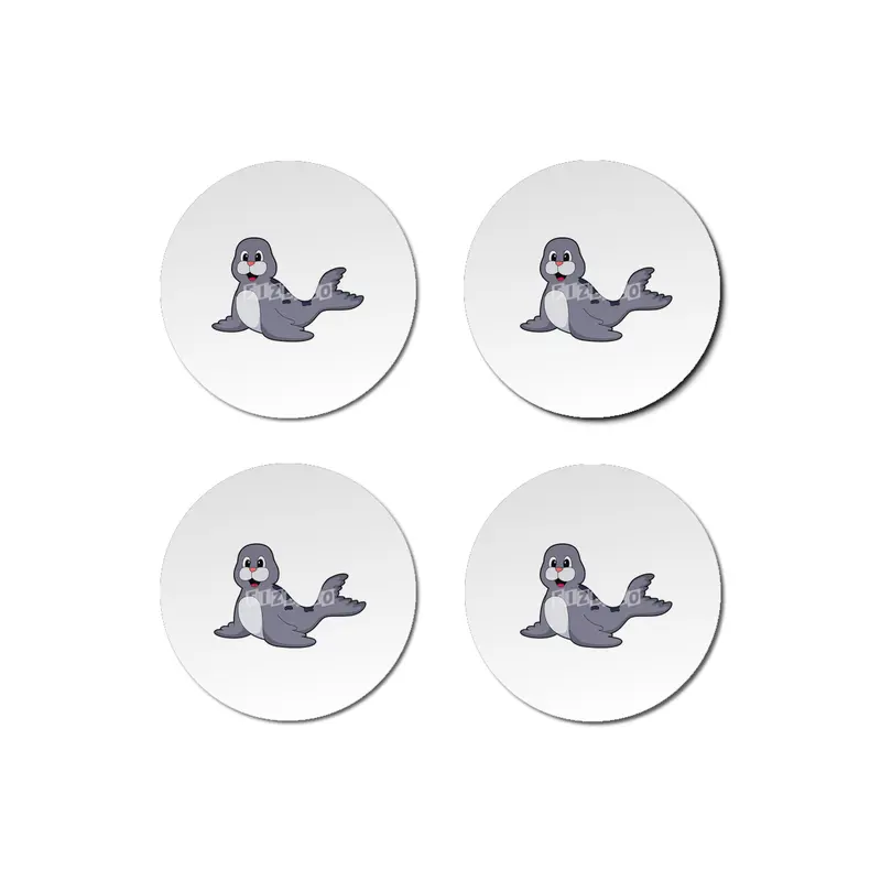Cute Seal Bardak Altlığı