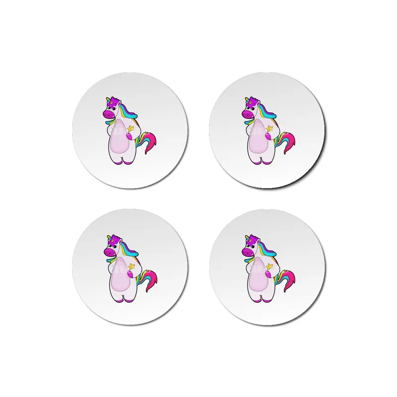 Unicorn with Star Bardak Altlığı