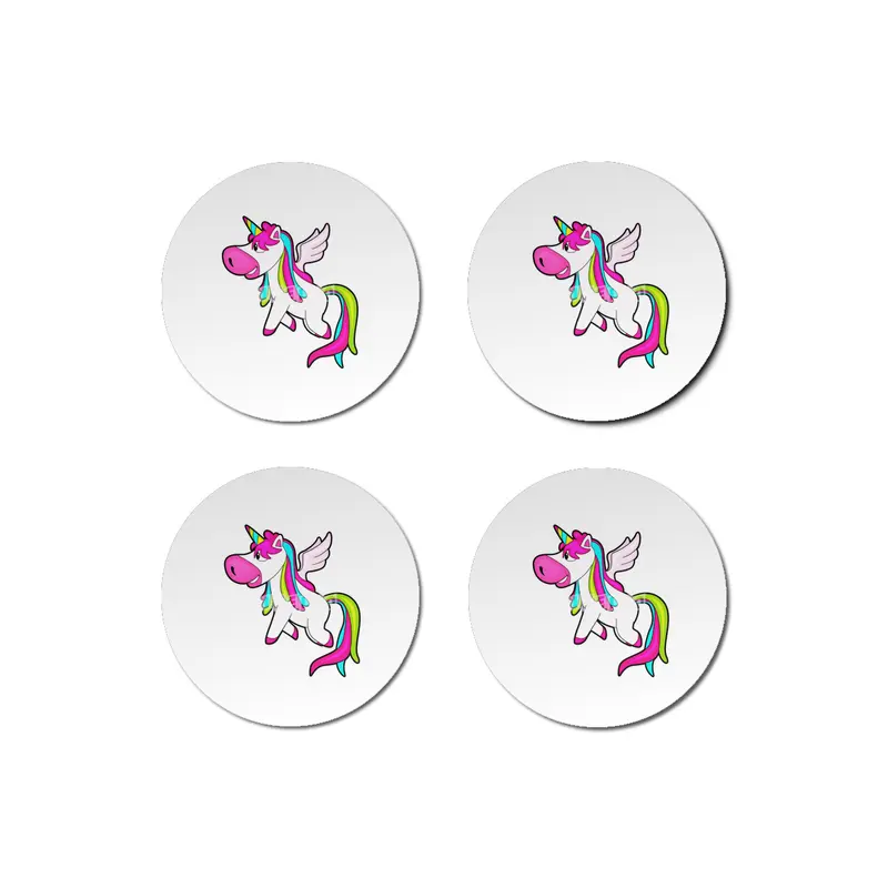 Unicorn with Wings Bardak Altlığı