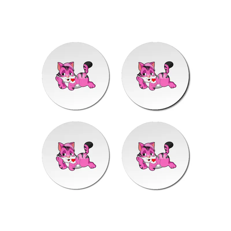 Tiger with Heart Bardak Altlığı