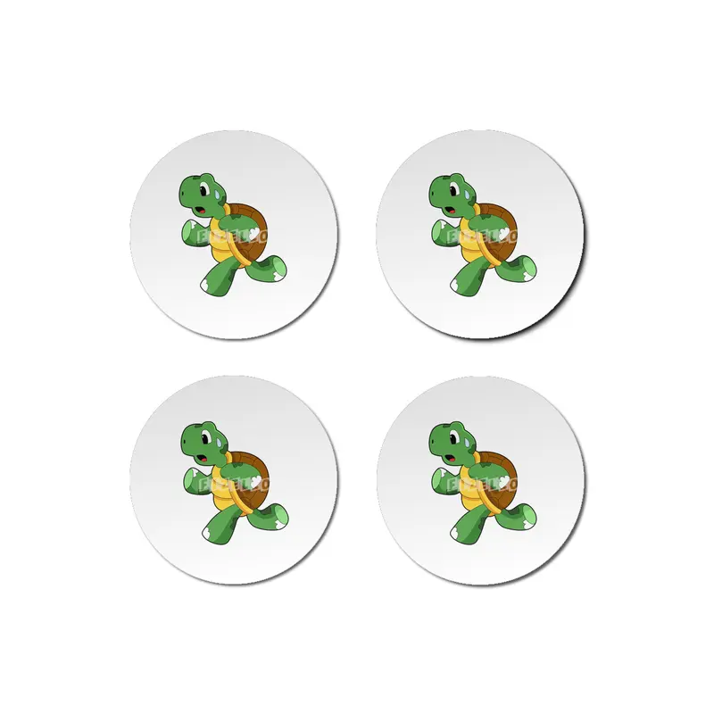 Turtle as Jogger at Running Bardak Altlığı