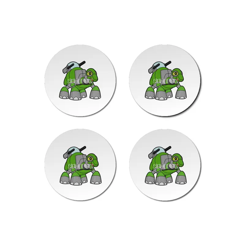 Turtle as Robot with Cannons Bardak Altlığı