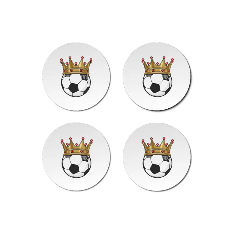 Soccer Crown King Bardak Altlığı