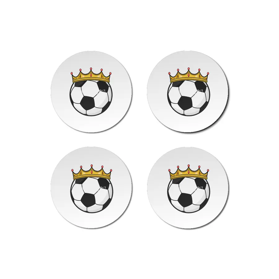Soccer Crown Queen Bardak Altlığı