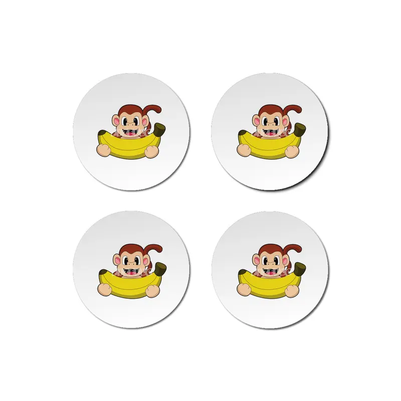 Monkey with Banana Bardak Altlığı