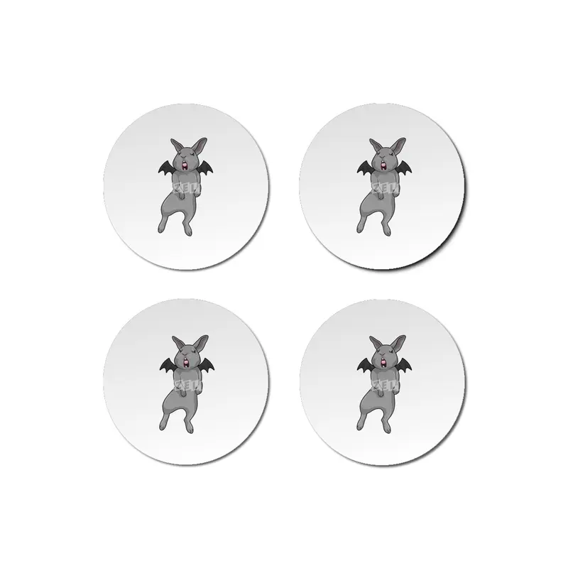 Rabbit with Bat wing Bardak Altlığı